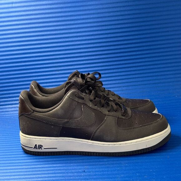 Size 11- Nike Air Force 1 Low 07 Microstripe Brown White 315122-202 RARE 2010 - Picture 1 of 8